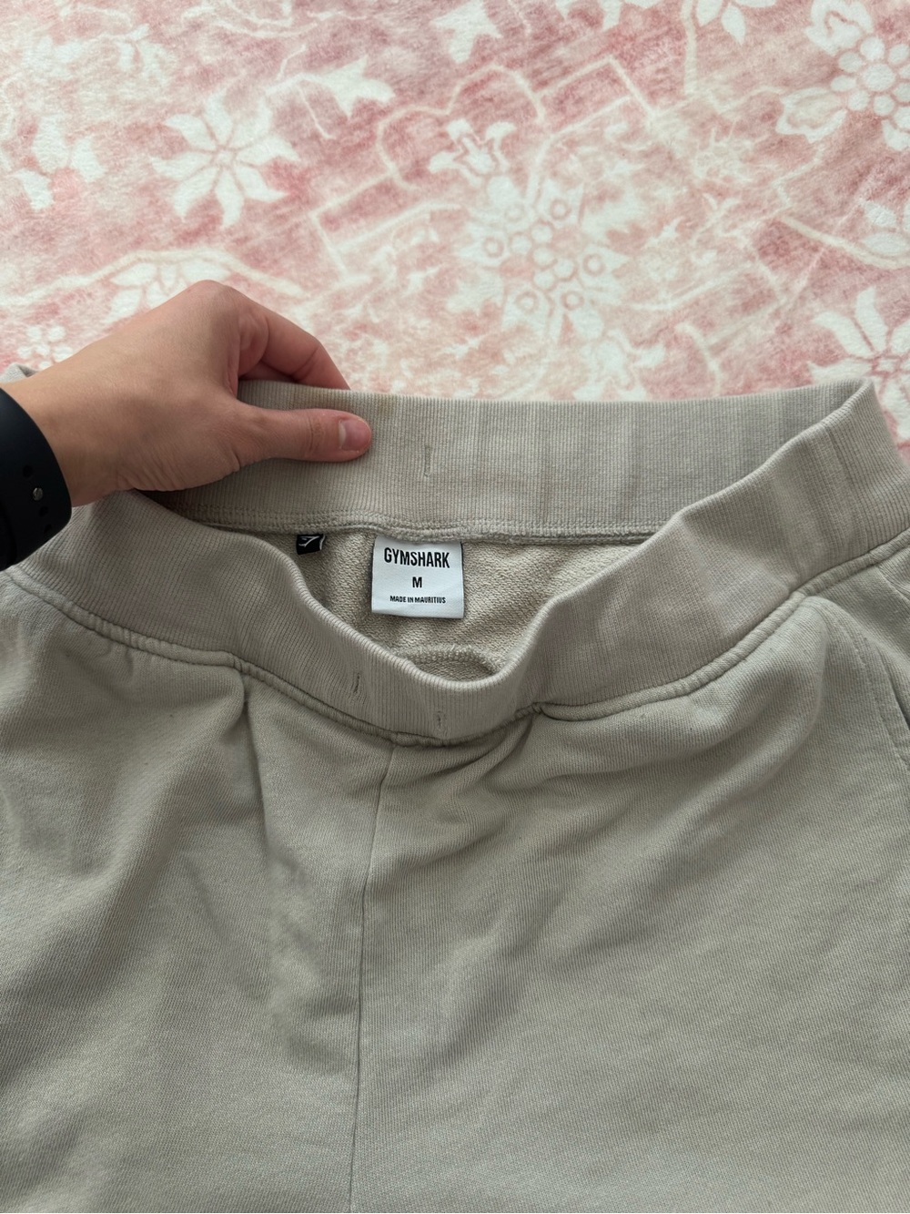 Gymshark Men's Joggers in Light Taupe